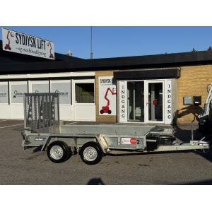 Maskintrailer - Lille 2 aksler