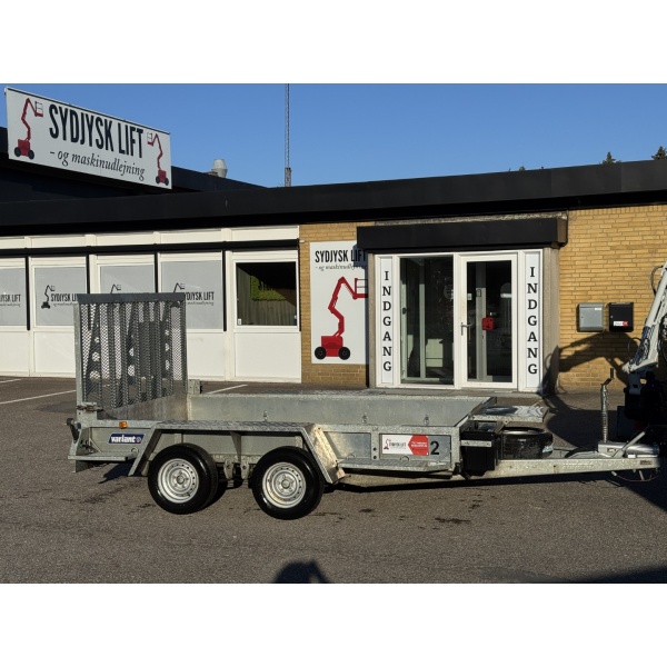 Maskintrailer - Lille 2 aksler