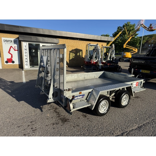 Maskintrailer - Lille 2 aksler - Billede 2