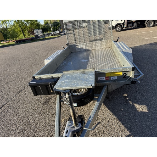 Maskintrailer - Lille 2 aksler - Billede 3
