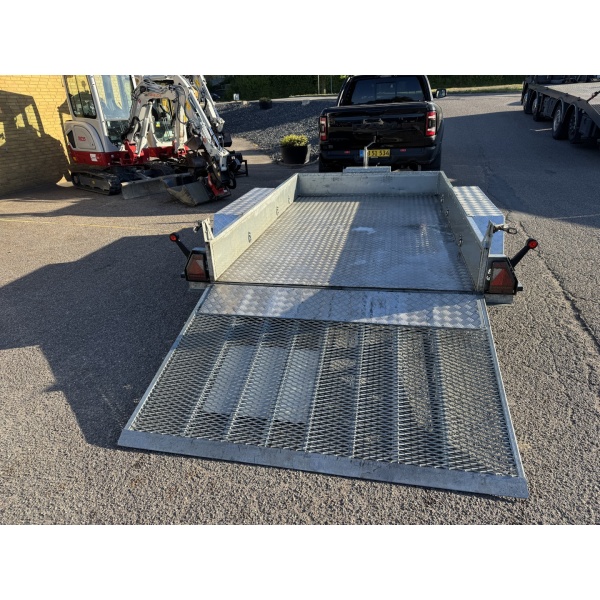 Maskintrailer - Lille 2 aksler - Billede 5