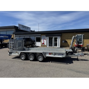 Maskintrailer - 3 aksler