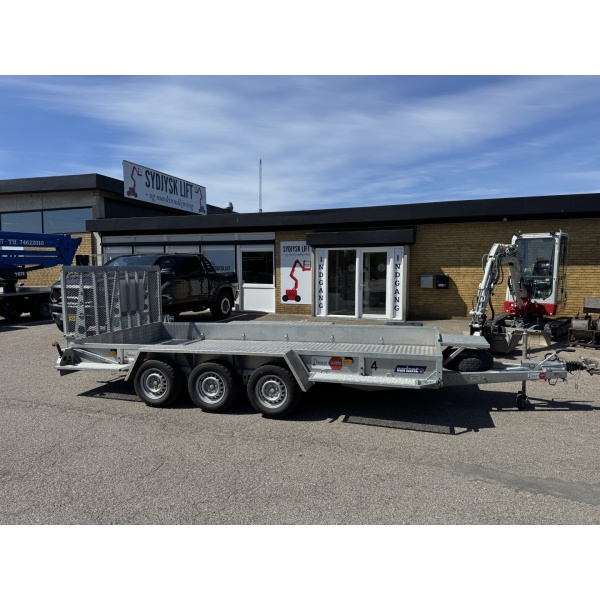 Maskintrailer - 3 aksler